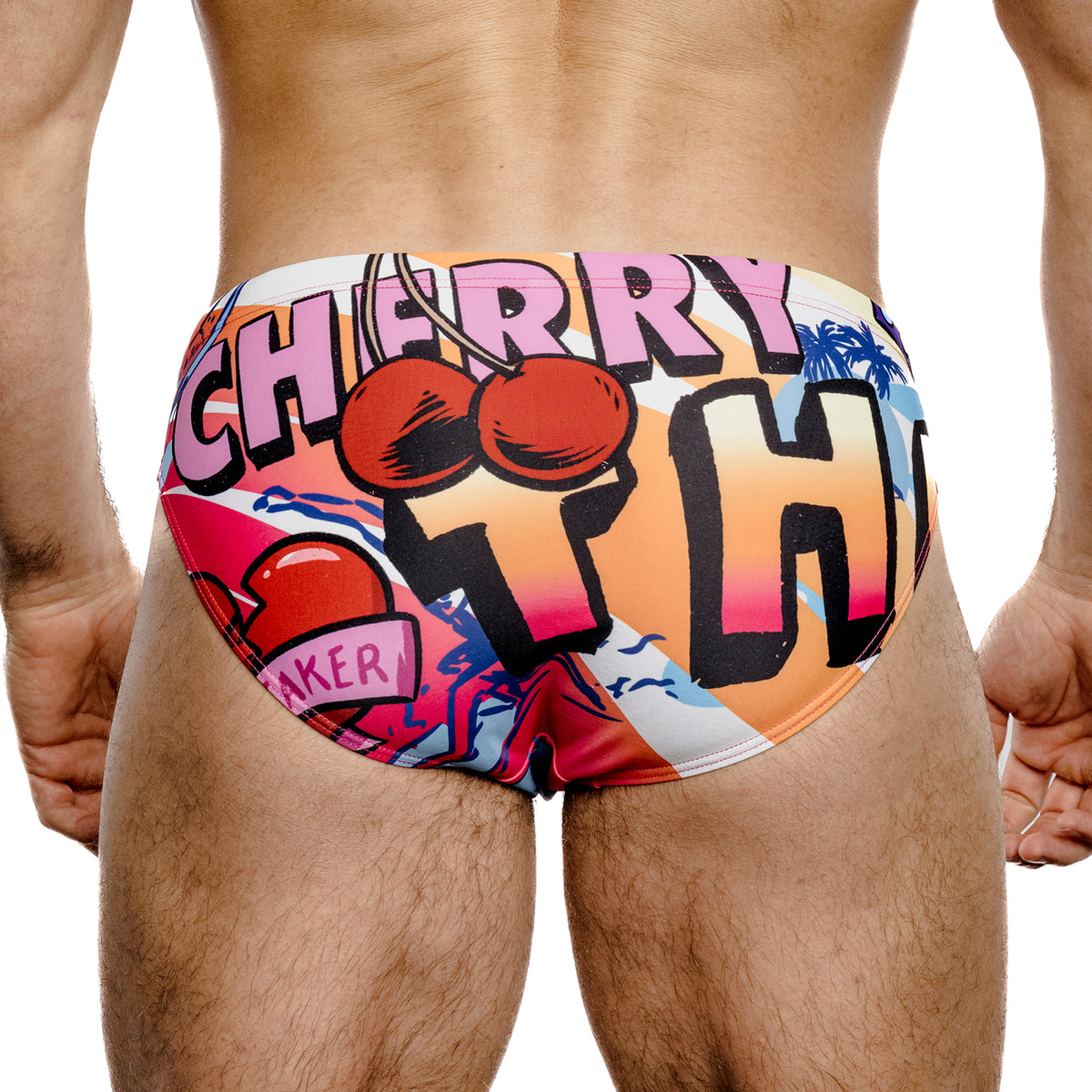 Cherry Banger Swim Brief - THK