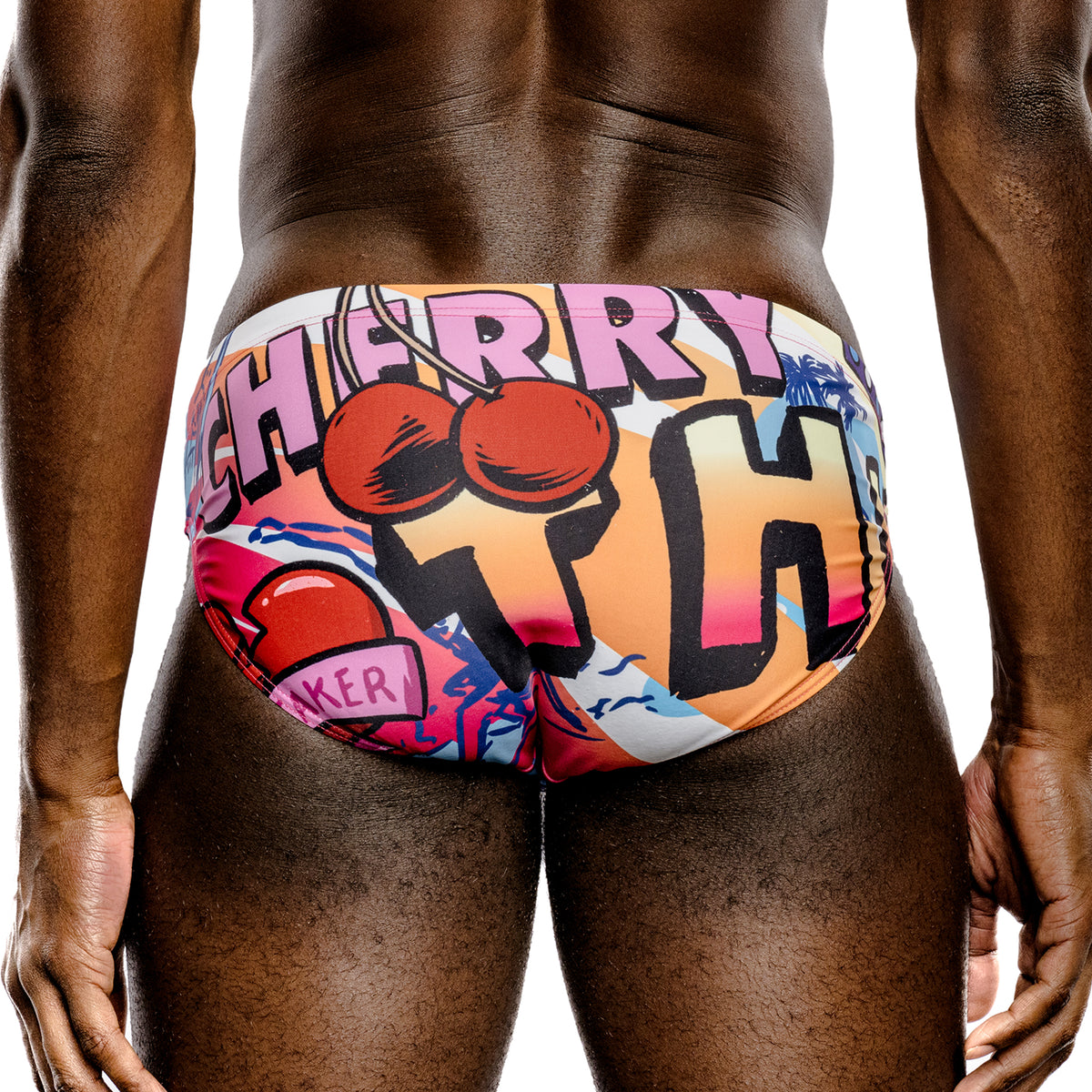 Cherry Banger Swim Brief - THK