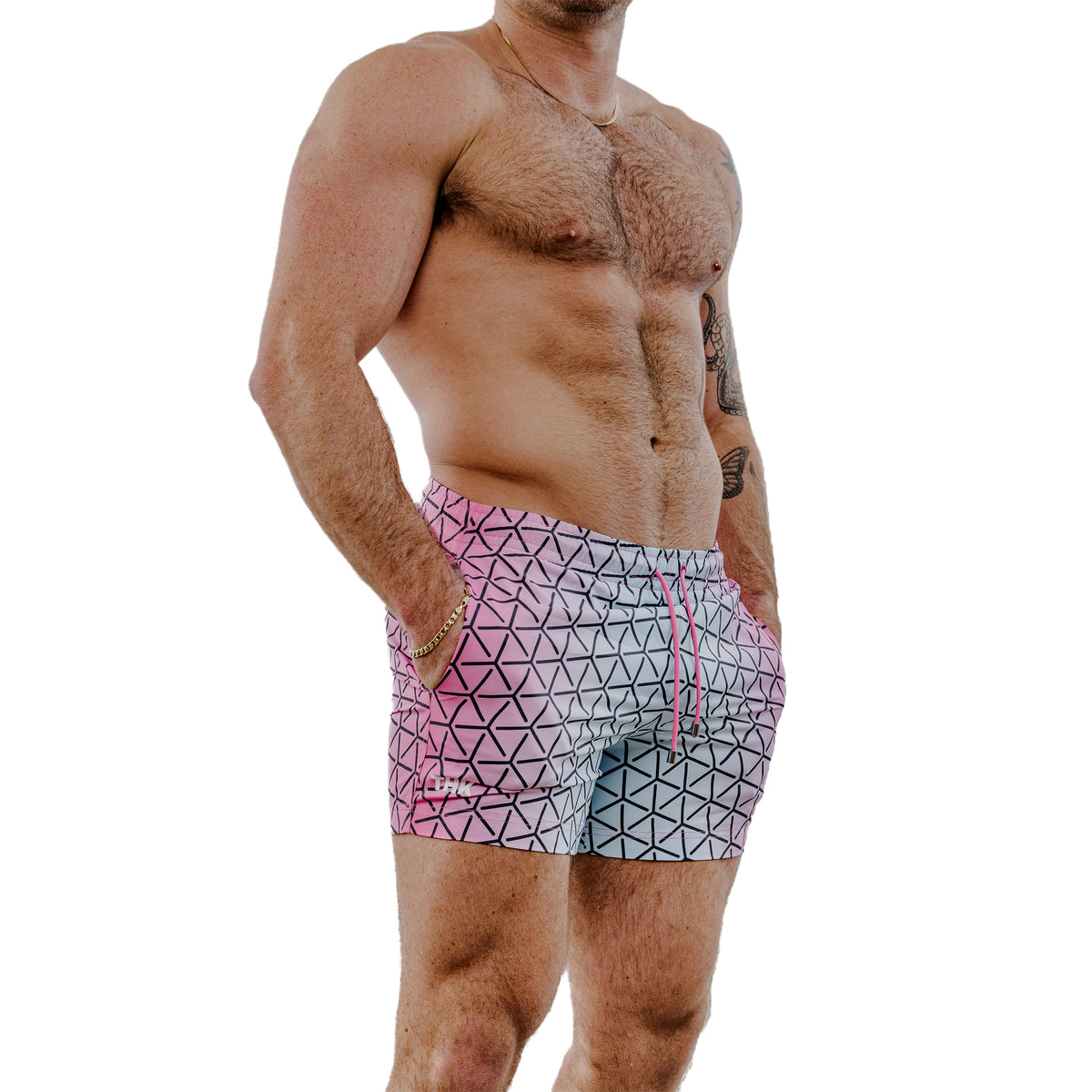 Kaleidoscope Swim Gym Short - THK